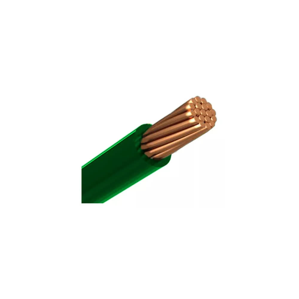 Caja de Cable Calibre 10 THW 600V 25A 100% Cobre 100m Verde - Sky Fort